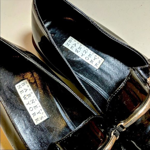 Barney’s Black Patent Leather Loafer w/ Horse bit Detail  Size:8.5 - Picture 3 of 5